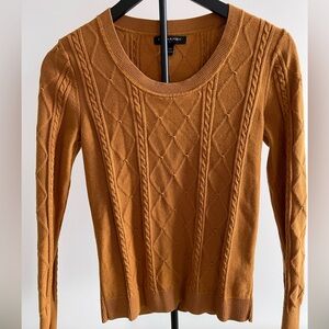 Banana Republic Women's Cable Knit Sweater in Rust